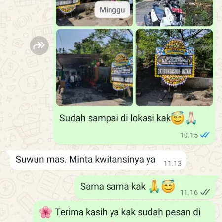 Pengiriman Papan Bunga Duka Tapos